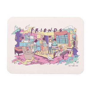 Imán AMIGOS™   Personalizado de apartamentos