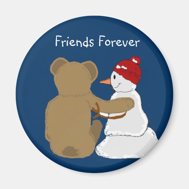 Imán Amigos por Siempre (Frente)
