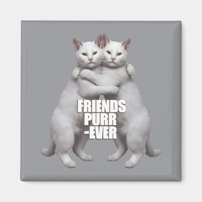 Imán Amigos Purr-Ever (Frente)