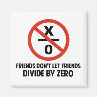 Imán Amigos que no se dividen por cero