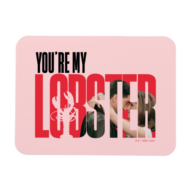 Imán AMIGOS™ | Rachel & Ross - Eres mi alcohólica (Horizontal)