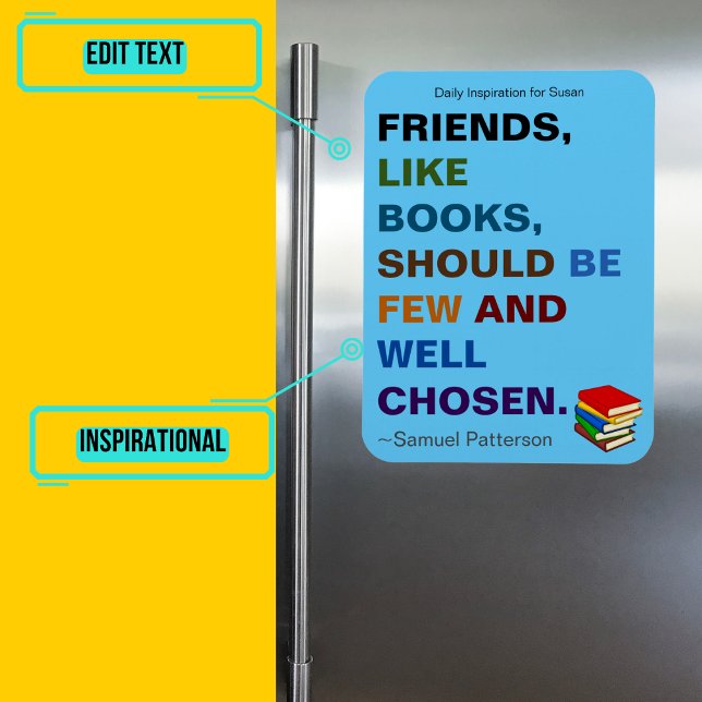 Imán Amigos son como libros Inspiradores (Please enjoy our design and see the others in the collection.)