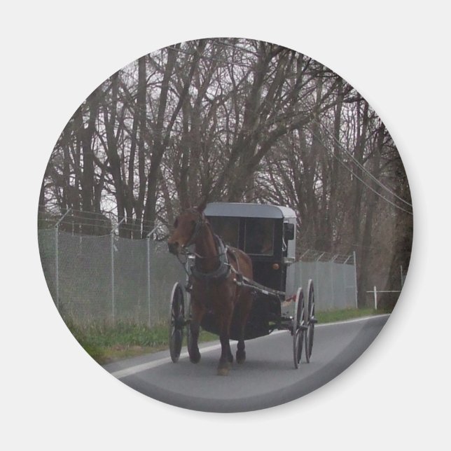 Imán Amish Buggy (Frente)