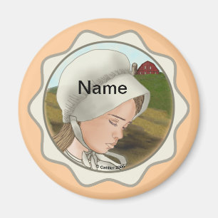 Imán Amish Chica Bonnet