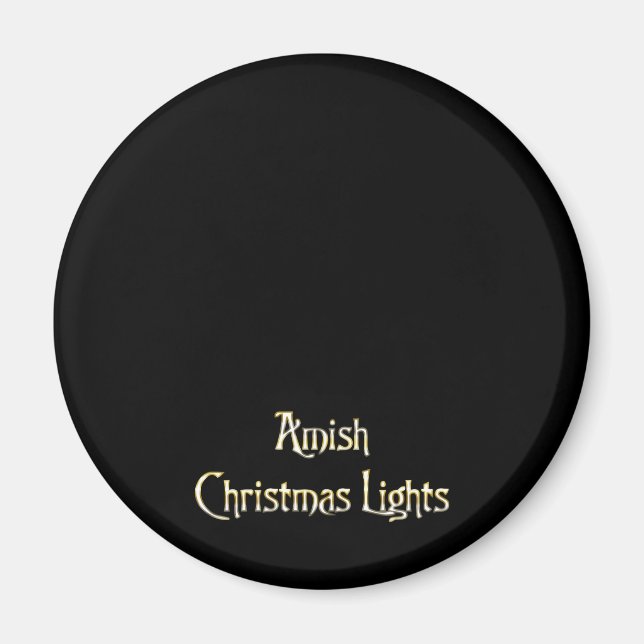 Imán Amish Navidades Lights (Frente)