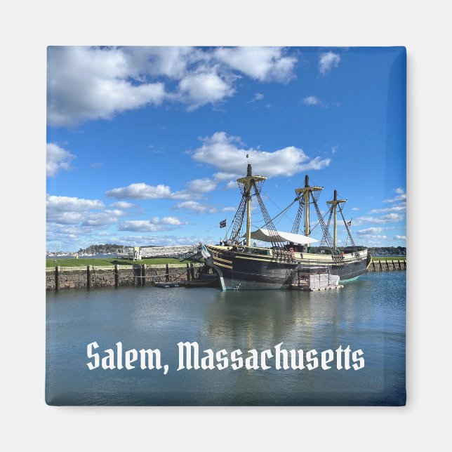 Imán Amistad de Salem en Salem Massachusetts (Frente)