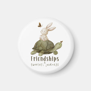 Imán Amistades y el viaje más dulce - Tortuga y liebre