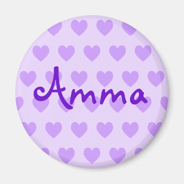 Imán Amma en morado (Frente)