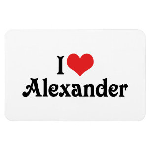 Imán Amo a Alexander