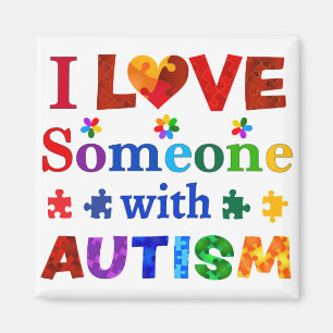 Imán Amo a alguien con AUTISMO