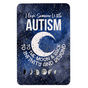 Imán Amo a alguien con autismo