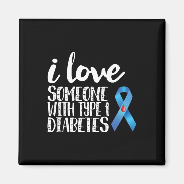 Imán Amo A Alguien Con Conciencia Sobre La Diabetes Tip (Frente)