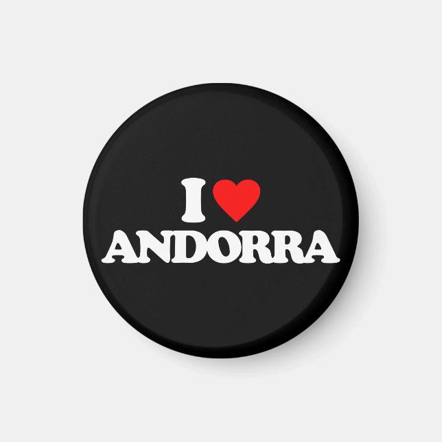 IMÁN AMO A ANDORRA (Frente)