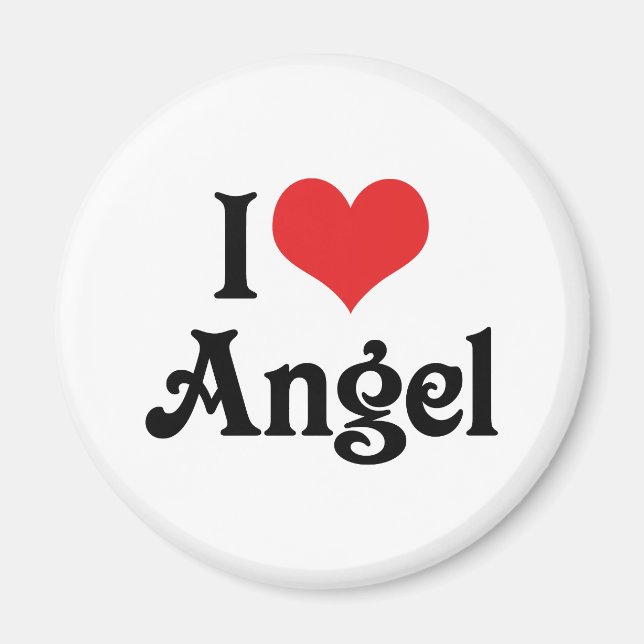 Imán Amo a Angel (Frente)