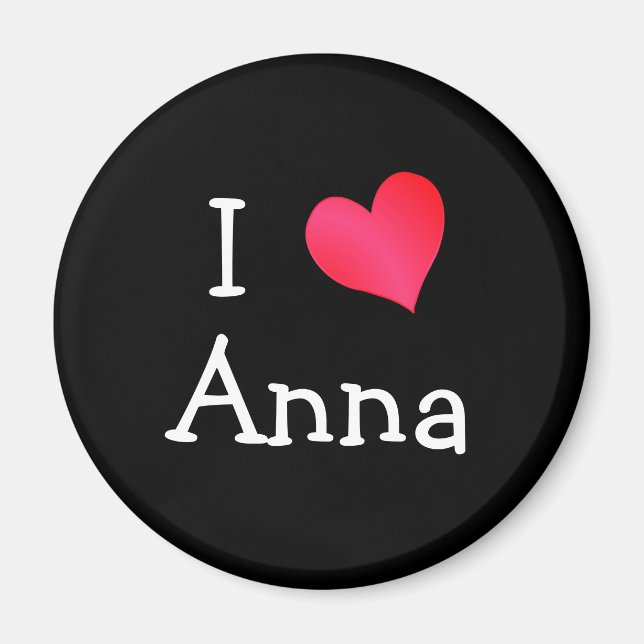 Imán Amo a Anna (Frente)