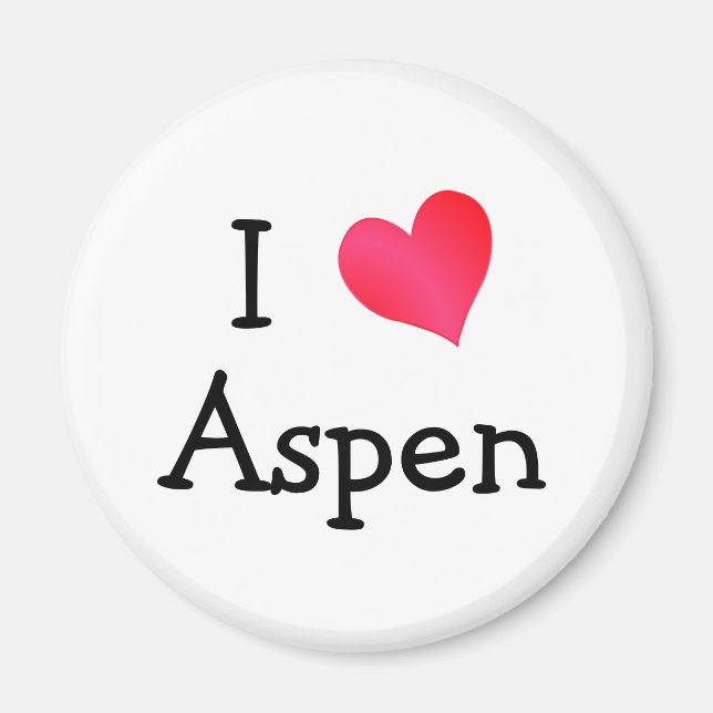 Imán Amo a Aspen (Frente)