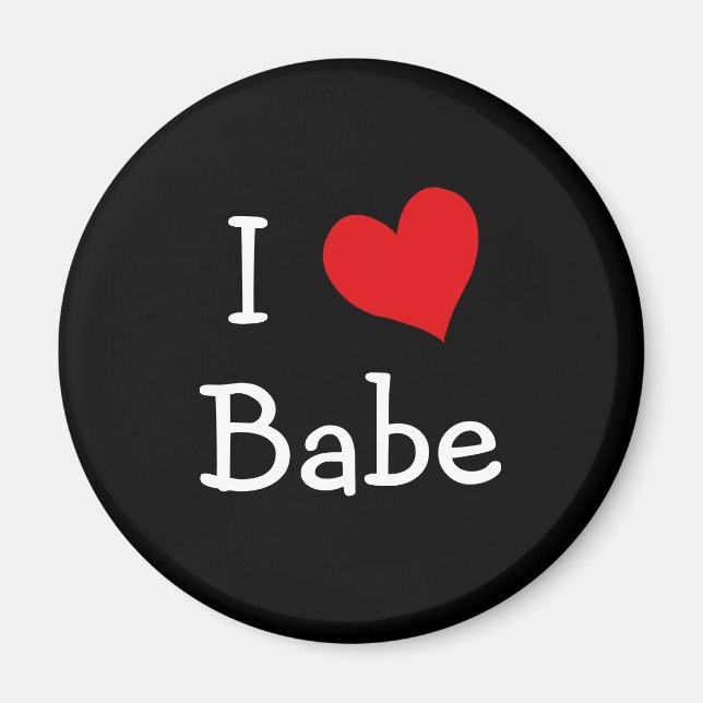 Imán Amo a Babe (Frente)