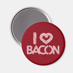 Imán Amo a Bacon