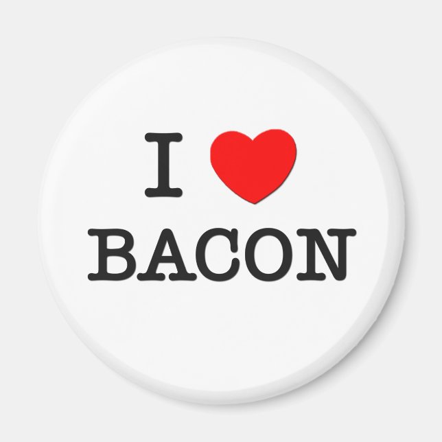 Imán Amo a Bacon (Frente)