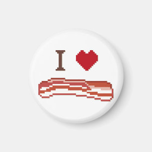 Imán Amo a Bacon