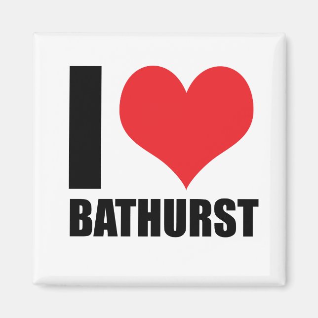 Imán Amo a Bathurst (Frente)