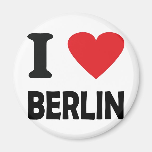 Imán amo a berlin (Frente)