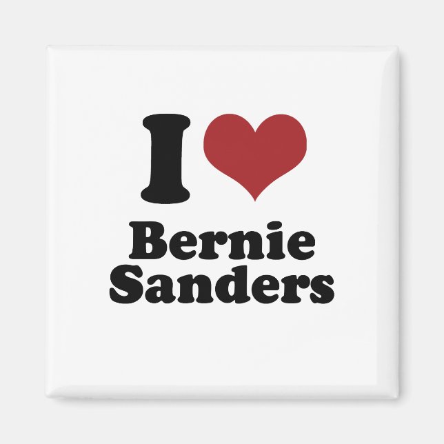 Imán Amo a Bernie Sanders para presidente (Frente)