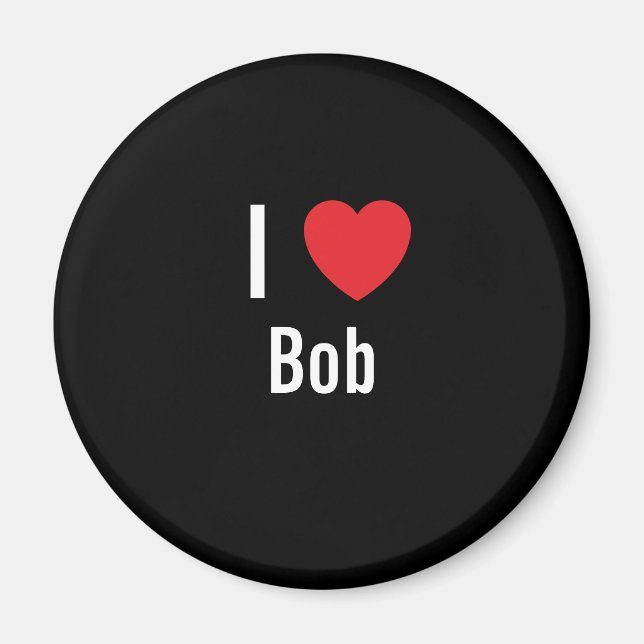 Imán Amo a Bob (Frente)
