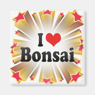 Imán Amo a Bonsai