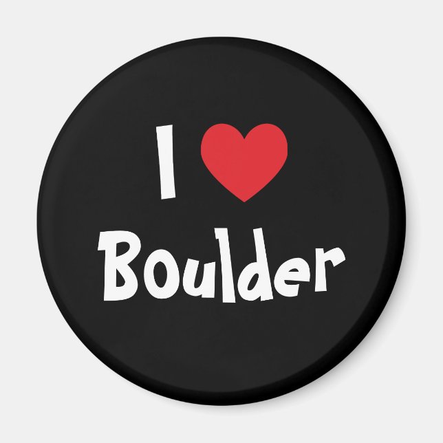 Imán Amo a Boulder (Frente)