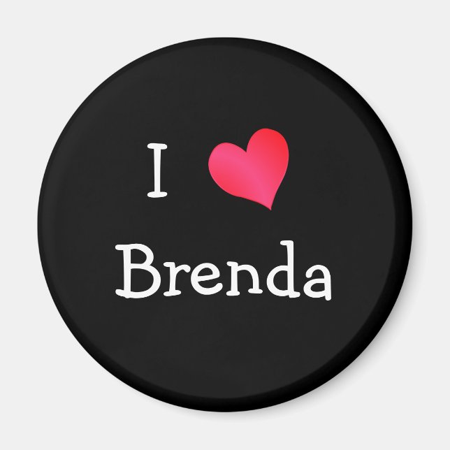 Imán Amo a Brenda (Frente)