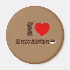 Imán Amo a Brigadeiro