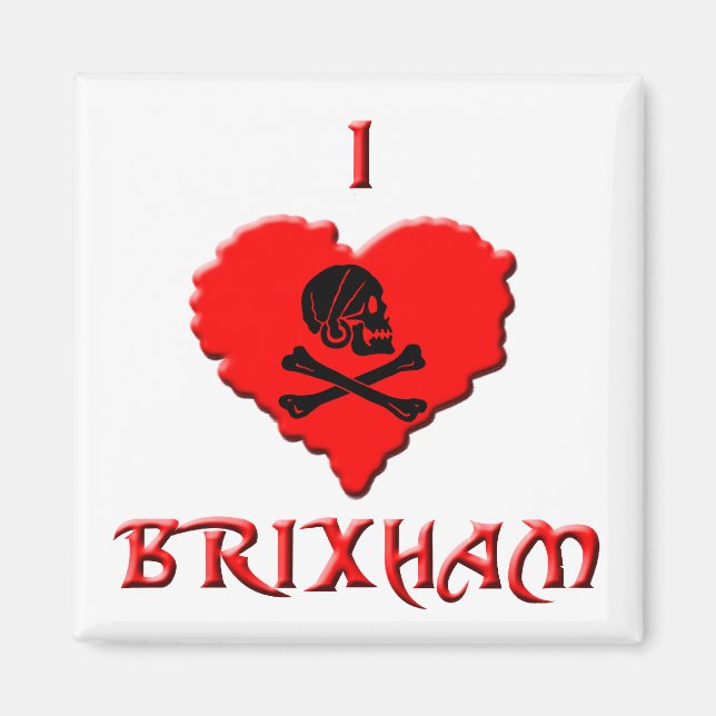 Imán Amo a Brixham (Frente)