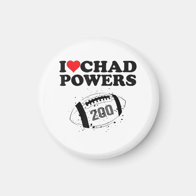 Imán Amo a Chad Powers 200 Fútbol Americano Encubierto (Frente)