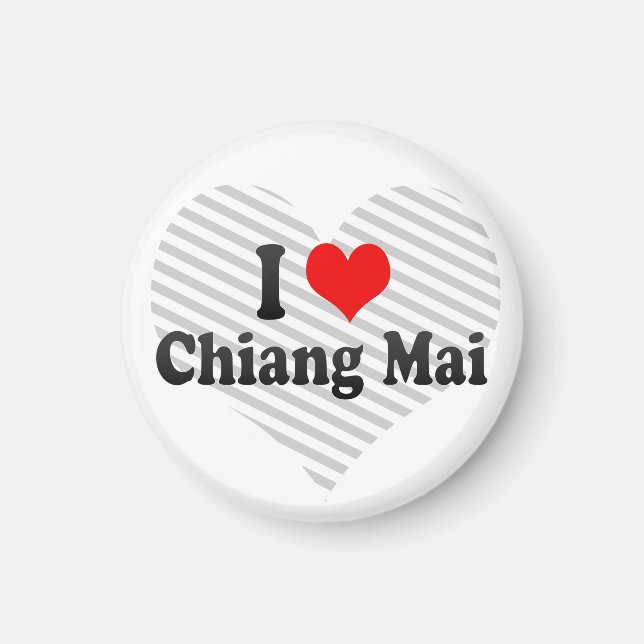 Imán Amo a Chiang Mai, Tailandia (Frente)