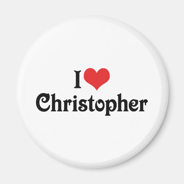 Imán Amo a Christopher (Frente)
