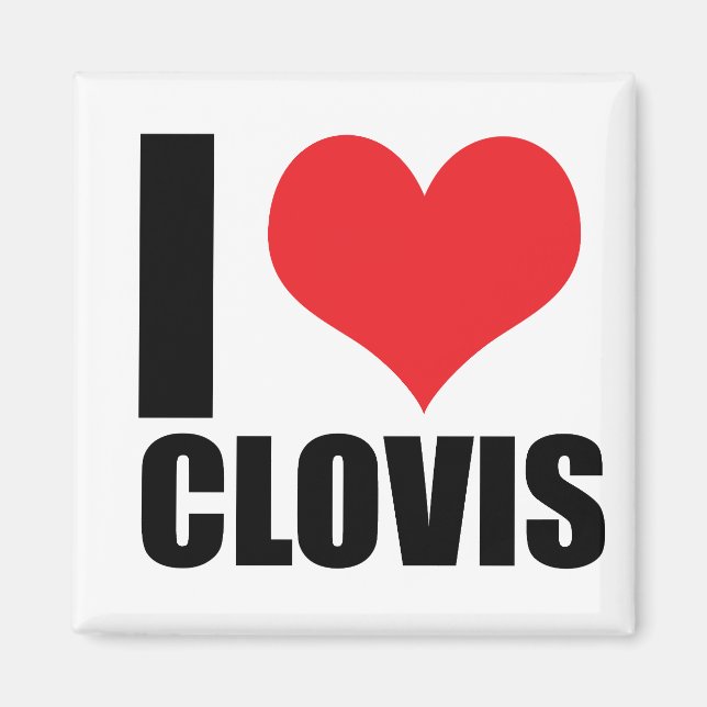 Imán Amo a Clovis (Frente)