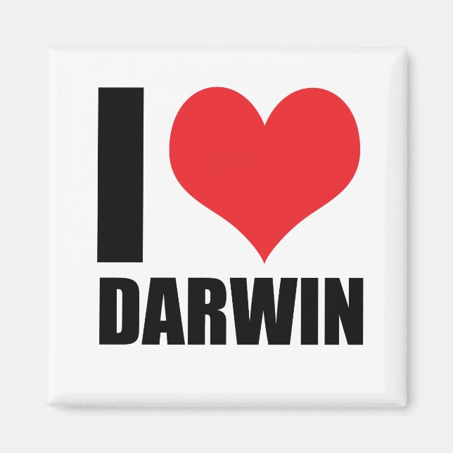 Imán Amo a Darwin (Frente)