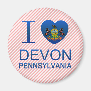 Imán Amo a Devon, PA