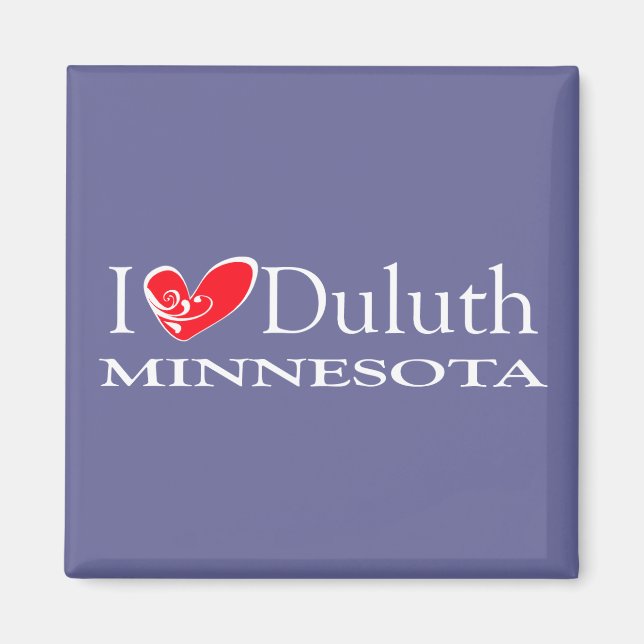 Imán Amo a Duluth Minnesota (Frente)