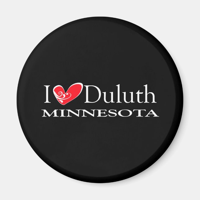 Imán Amo a Duluth Minnesota (Frente)