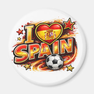 Imán Amo a España Fanático del Fútbol   España Patrióti