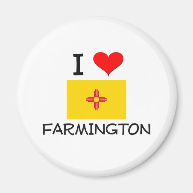 Imán Amo a Farmington Nuevo México (Frente)