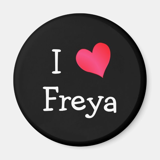 Imán Amo a Freya (Frente)