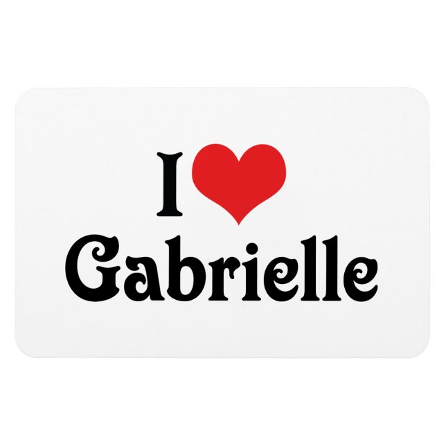 Imán Amo a Gabrielle (Horizontal)
