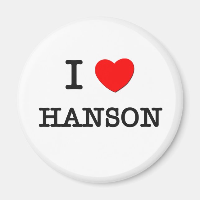 Imán Amo a Hanson (Frente)