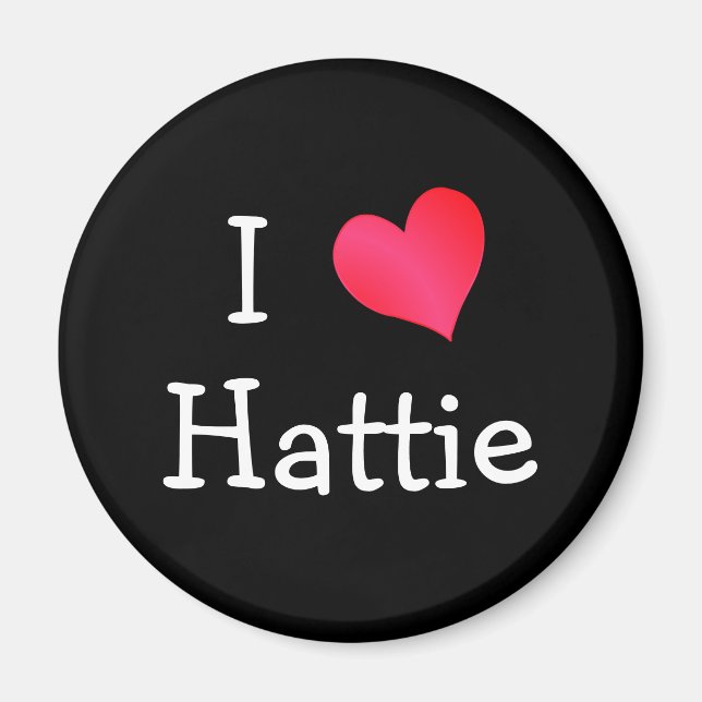 Imán Amo A Hattie (Frente)