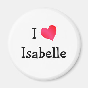 Imán Amo a Isabelle