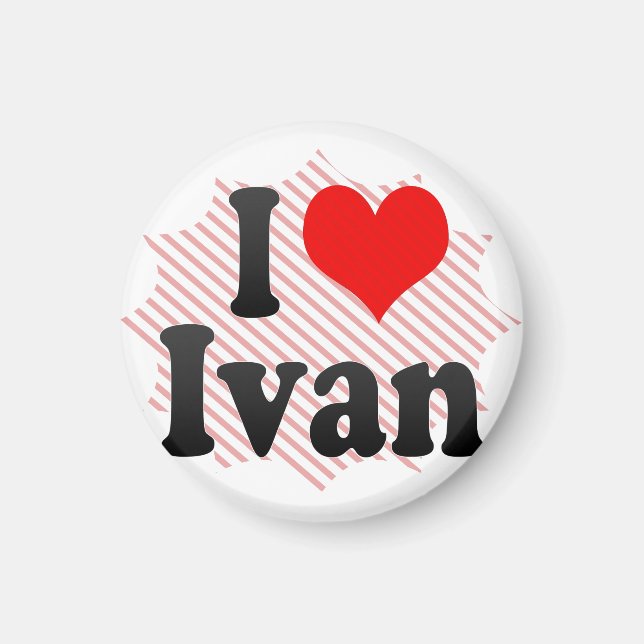 Imán Amo a Iván (Frente)