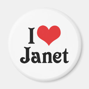 Imán Amo a Janet